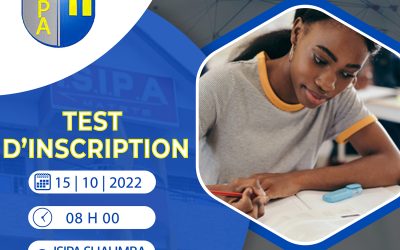Test d&rsquo;admission 2022 – 2023